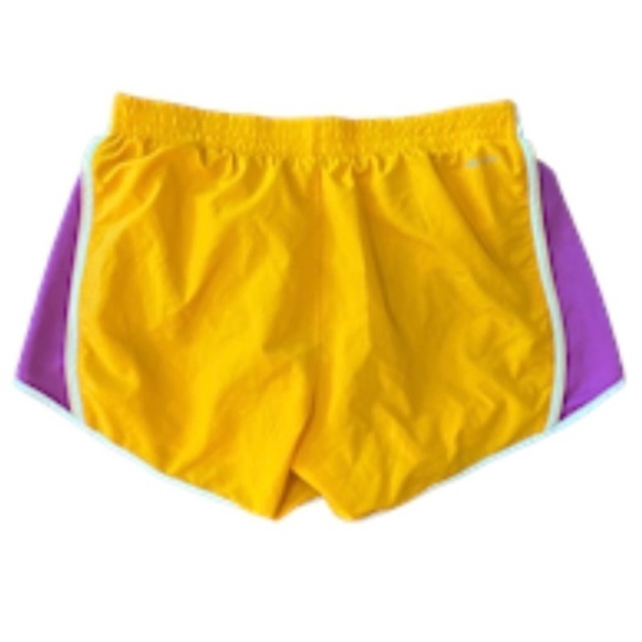 Nike Tempo Running Shorts Womens Medium M Dri-Fit Orange Purple Athletic Gym Y2K - Picture 2 of 5